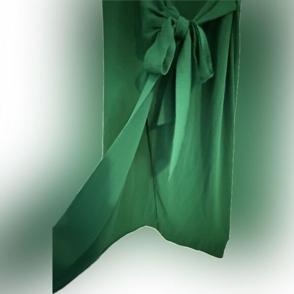 Green Wrap Dress Joie De Vivre - Picture 4 of 6